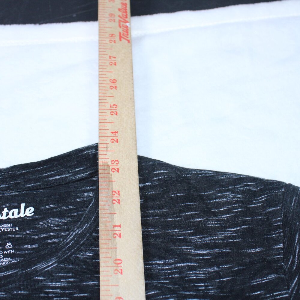 Aeropostale A87 Mens L Black And Grey T-Shirt Soft Lightweight - Picture 5 of 7